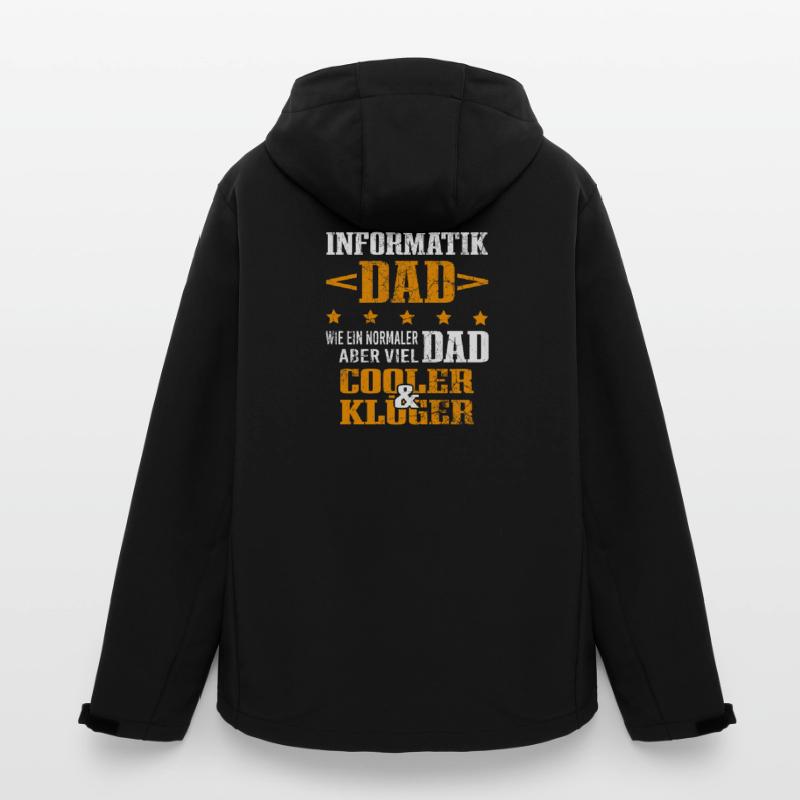 Informatiker Vater Programmierer Technik-Nerd Recycelte Männer Softshell-Jacke Discoverer von Stanley/Stella