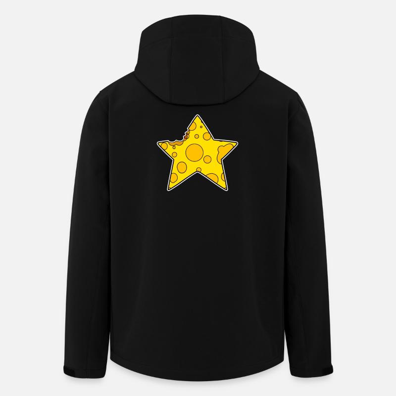 Étoile du fromage - Veste softshell homme en polyester recyclé Stanley/Stella - noir