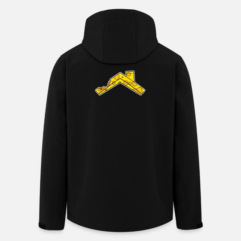 Haus Dach Käse - Recycelte Männer Softshell-Jacke von Stanley/Stella - Schwarz