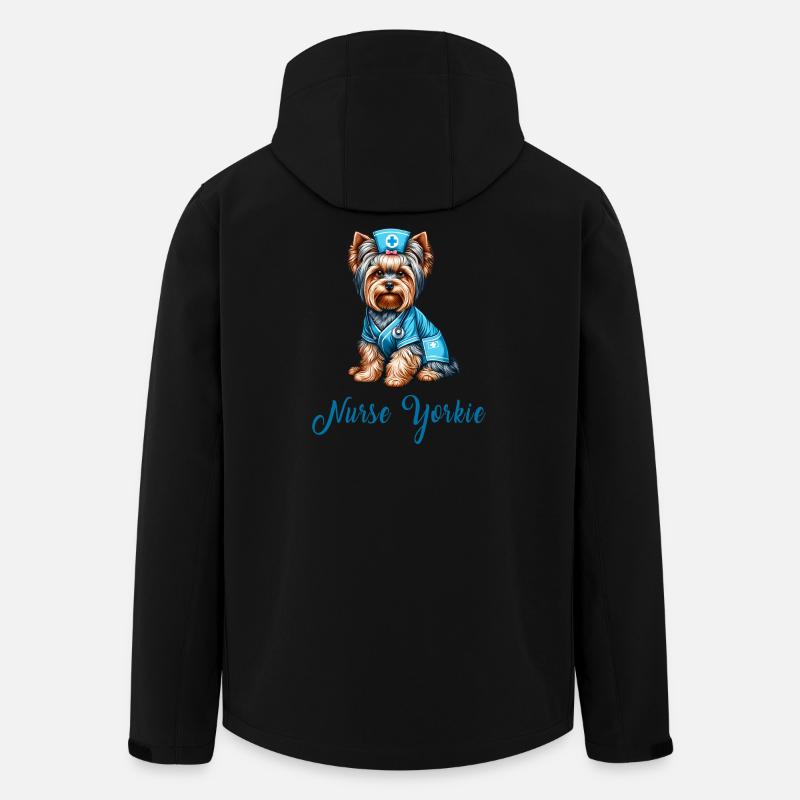 Yorkshire terrier nurse - Men’s Recycled Softshell Jacket by Stanley/Stella - black