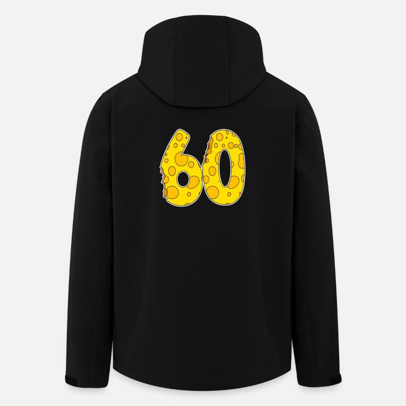 60 ans de fromage Lustig - Veste softshell homme en polyester recyclé Stanley/Stella - noir