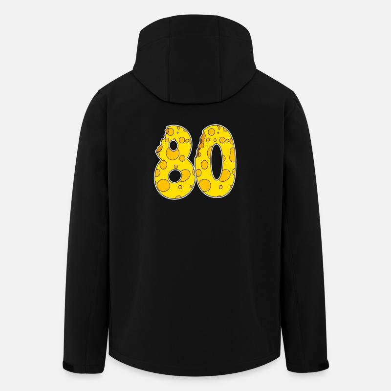 80 Years of Lustig Cheese - Men’s Recycled Softshell Jacket by Stanley/Stella - black
