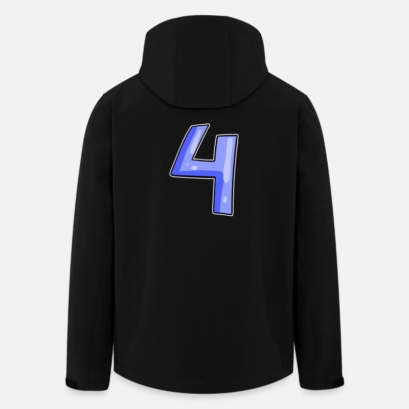 4 - Quatre - Veste softshell homme en polyester recyclé Stanley/Stella - noir