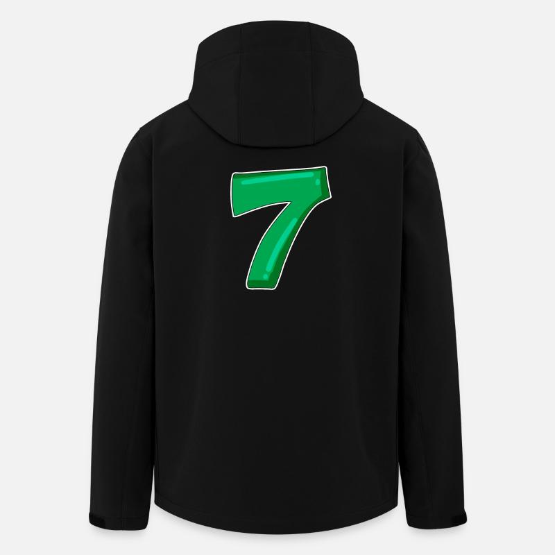 Numéro 7 Numéro - Veste softshell homme en polyester recyclé Stanley/Stella - noir