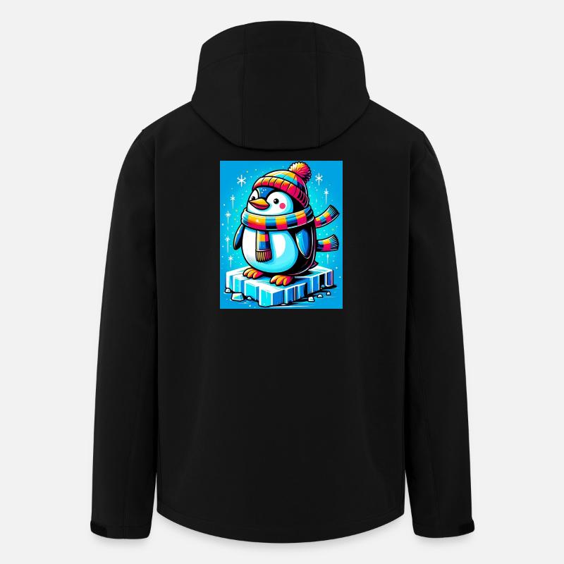 Pingouin - Veste softshell homme en polyester recyclé Stanley/Stella - noir
