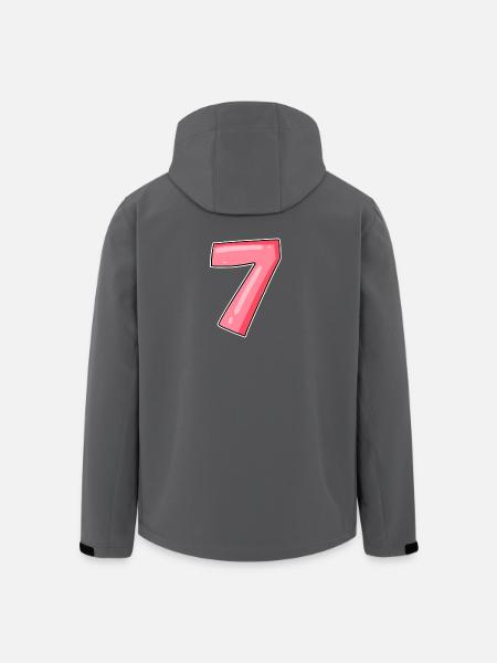Number Seven - Number 7 Number - Men’s Recycled Softshell Jacket by Stanley/Stella - black