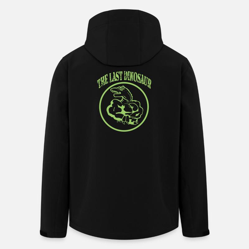 The last Dinosaurier - Recycelte Männer Softshell-Jacke von Stanley/Stella - Schwarz