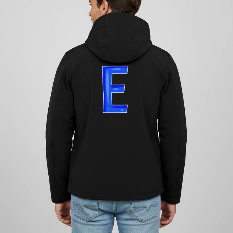 Point E - Initial point E Veste softshell homme en polyester recyclé Stanley/Stella