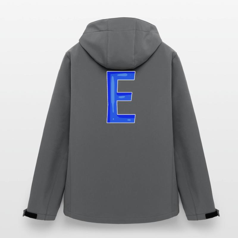 Point E - Initial point E Men’s Recycled Softshell Jacket by Stanley/Stella