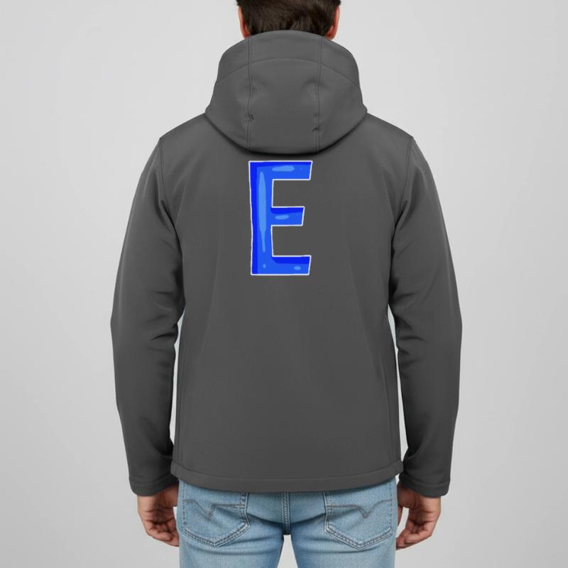 Point E - Initial point E Men’s Recycled Softshell Jacket by Stanley/Stella