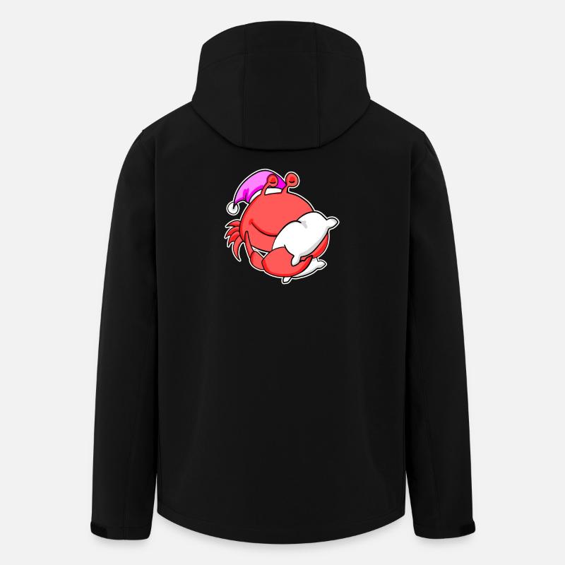 Krabbe Müde Ausschlafen Schlafen Mädchen - Recycelte Männer Softshell-Jacke von Stanley/Stella - Schwarz