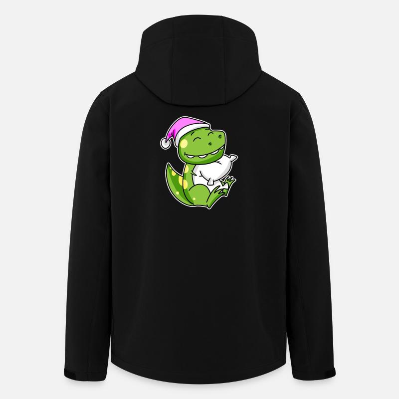 Dinosaurier Müde Ausschlafen Schlafen Mädchen - Recycelte Männer Softshell-Jacke von Stanley/Stella - Schwarz