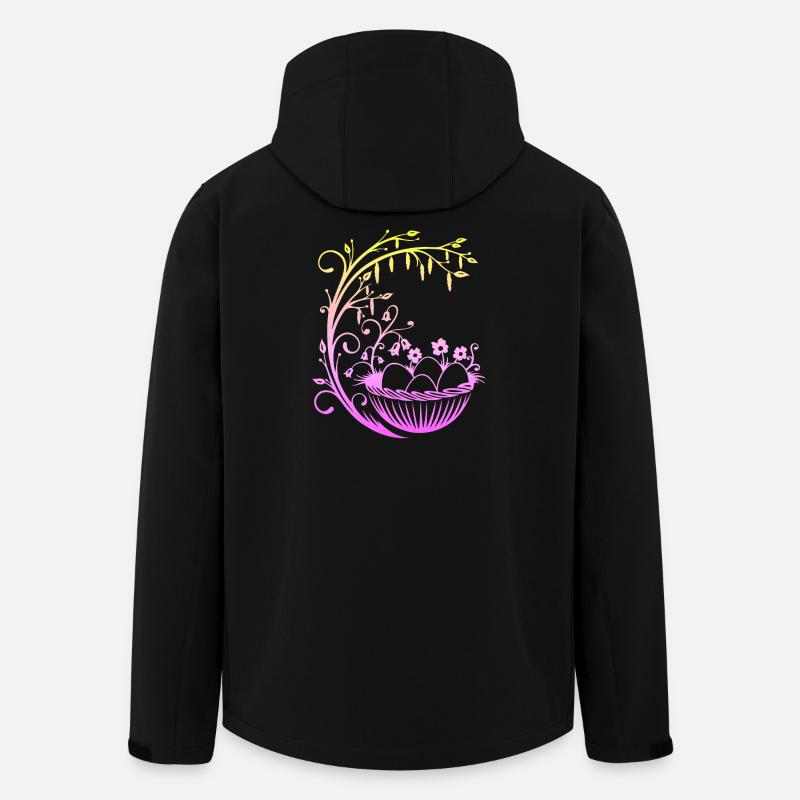 Panier de Pâques Panier de Pâques - Veste softshell homme en polyester recyclé Stanley/Stella - noir