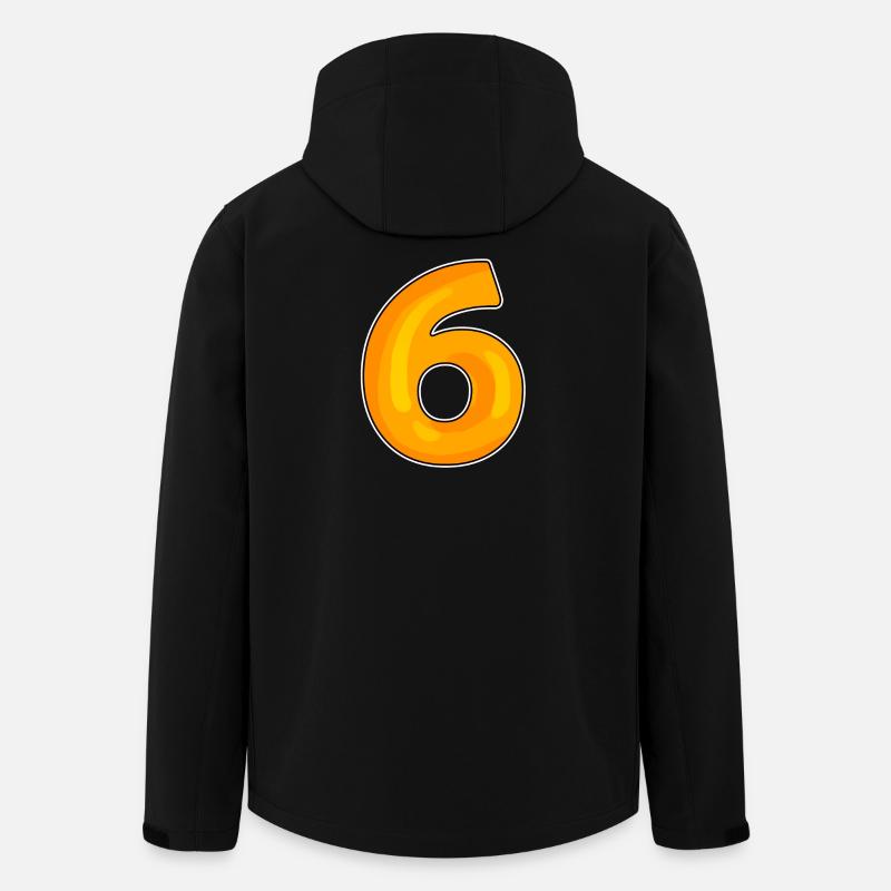 Six Numéro 6 Numéro - Veste softshell homme en polyester recyclé Stanley/Stella - noir