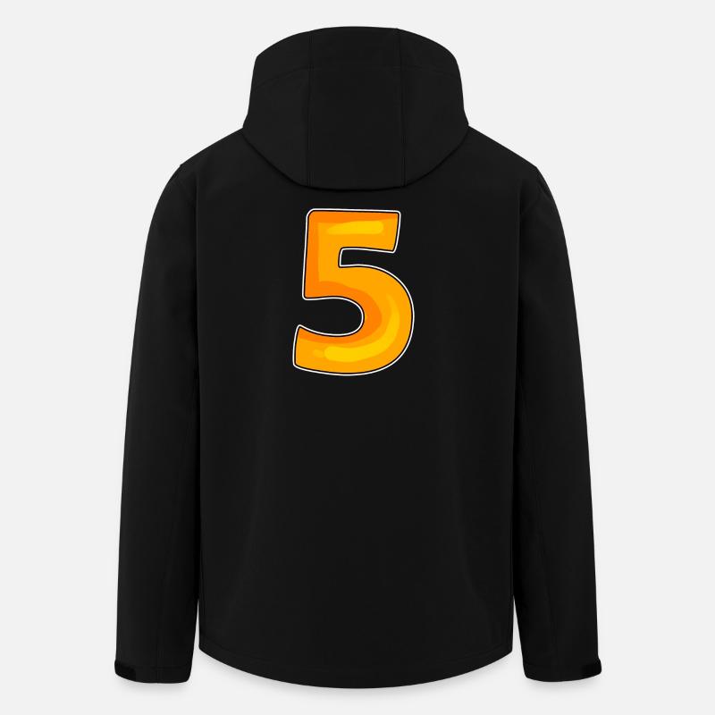 Numéro 5 Numéro - Veste softshell homme en polyester recyclé Stanley/Stella - noir