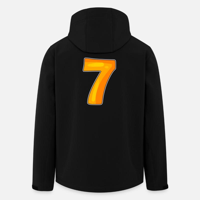 7 - Recycelte Männer Softshell-Jacke von Stanley/Stella - Schwarz