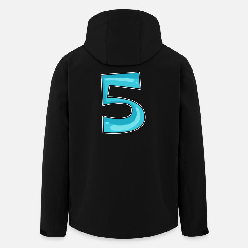 Number 5 Number - Men’s Recycled Softshell Jacket by Stanley/Stella - black