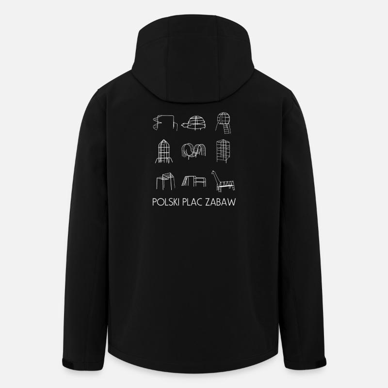 Plac Zabaw Poland - Recycelte Männer Softshell-Jacke von Stanley/Stella - Schwarz