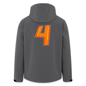 4 - Veste softshell homme en polyester recyclé Stanley/Stella - charbon - Dos - AI Model Male 185 light (185cm)