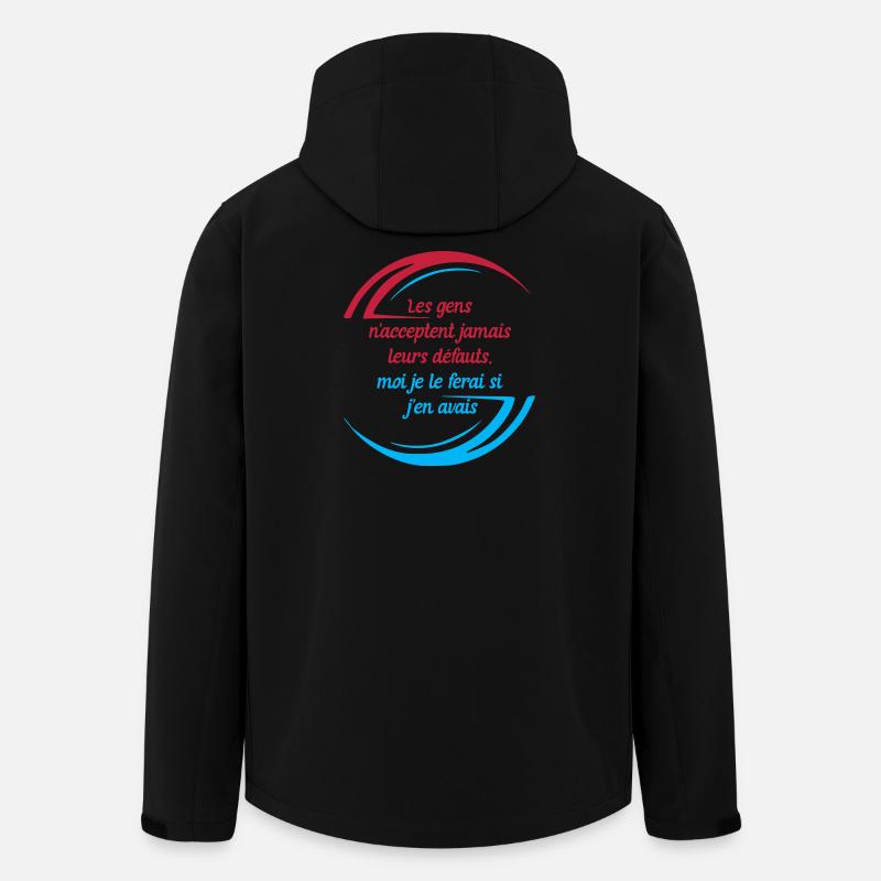 Die Fehler der Menschen - Recycelte Männer Softshell-Jacke von Stanley/Stella - Schwarz