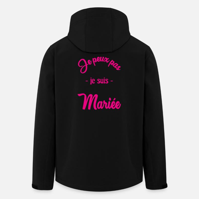 EVJF. MARIEE - Veste softshell homme en polyester recyclé Stanley/Stella - noir