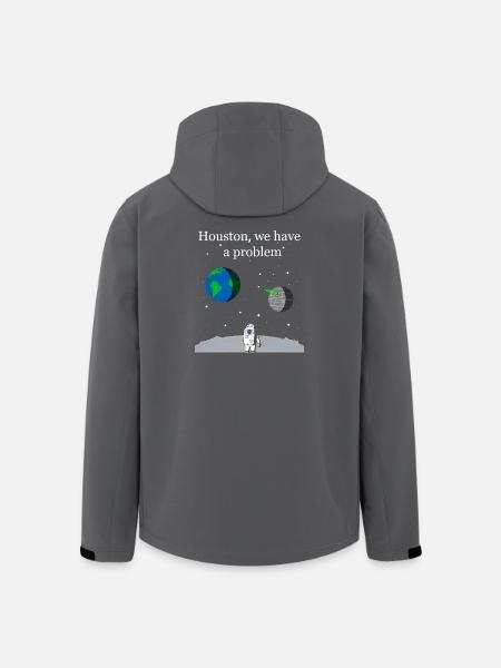 Houston We Have a Problem - Men’s Recycled Softshell Jacket by Stanley/Stella - black