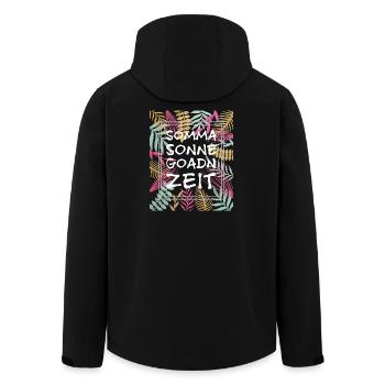 Somma Sun Goadn Time, Summer Sun Garden Time - Veste softshell homme en polyester recyclé Stanley/Stella - noir - Dos - AI Model Male 185 light (185cm)