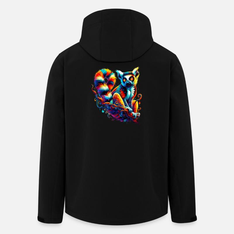 Lemur - Recycelte Männer Softshell-Jacke von Stanley/Stella - Schwarz