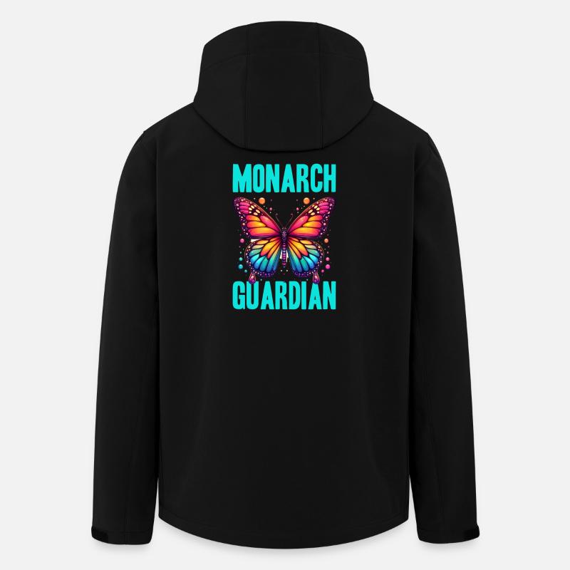 Monarch Guardian Butterfly - Recycelte Männer Softshell-Jacke von Stanley/Stella - Schwarz