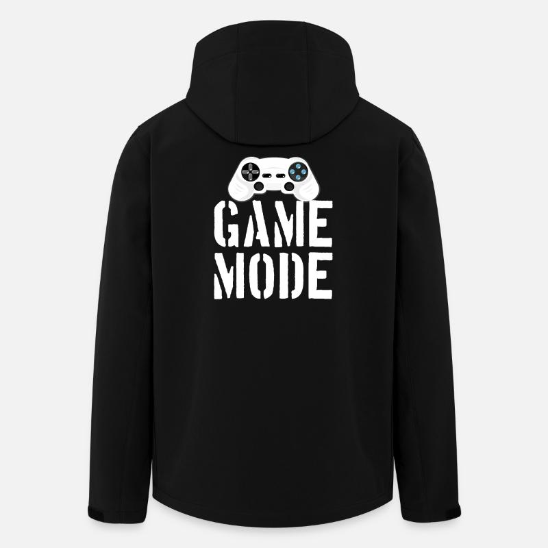Game Mode - Recycelte Männer Softshell-Jacke von Stanley/Stella - Schwarz