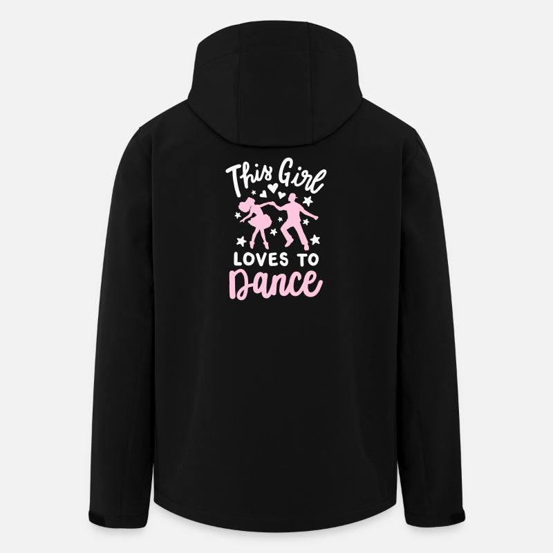 Tanzen Tänzerin - Recycelte Männer Softshell-Jacke von Stanley/Stella - Schwarz