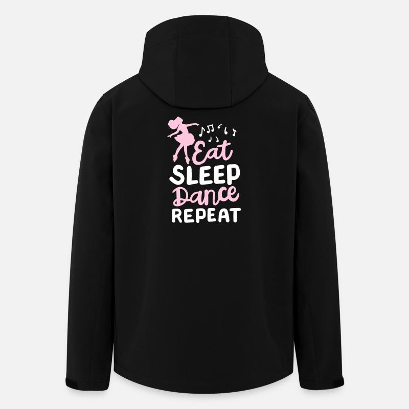 Tänzerin Ballerina - Recycelte Männer Softshell-Jacke von Stanley/Stella - Schwarz