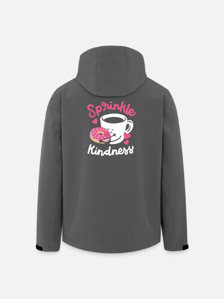 Donut und Kaffee - Recycelte Männer Softshell-Jacke von Stanley/Stella - Schwarz