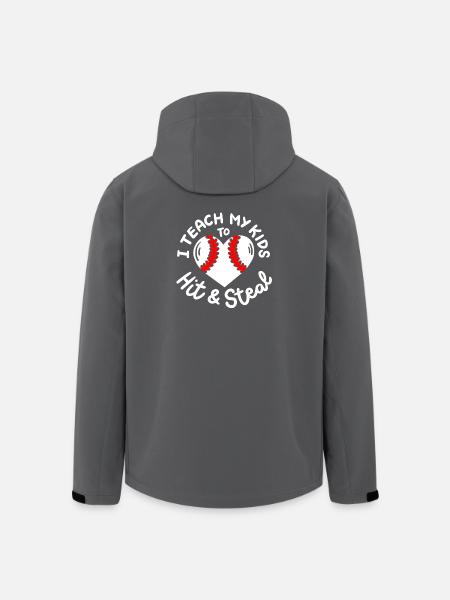 Baseball Baseballspieler - Recycelte Männer Softshell-Jacke von Stanley/Stella - Schwarz
