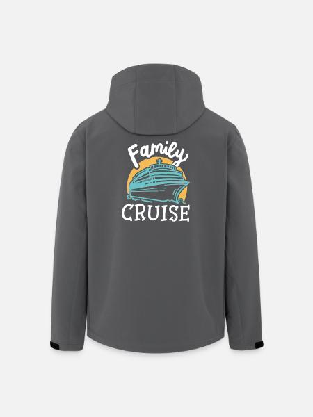 Familien Kreuzfahrt - Recycelte Männer Softshell-Jacke von Stanley/Stella - Schwarz