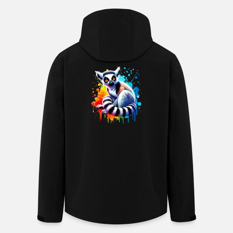 Lémurien - Veste softshell homme en polyester recyclé Stanley/Stella - noir