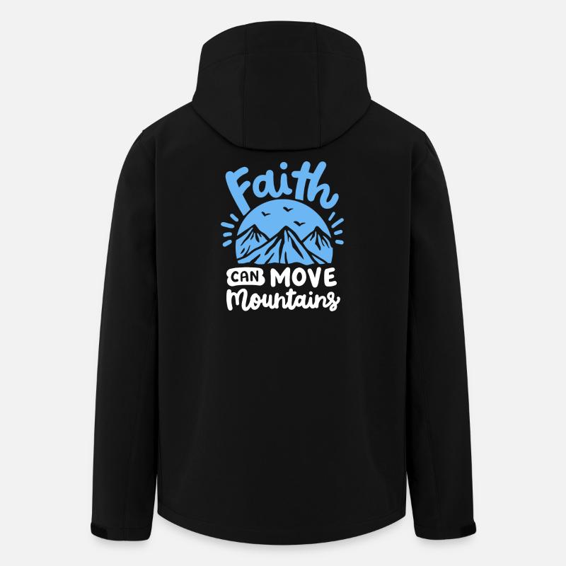 Christlich Glaube Religiös - Recycelte Männer Softshell-Jacke von Stanley/Stella - Schwarz