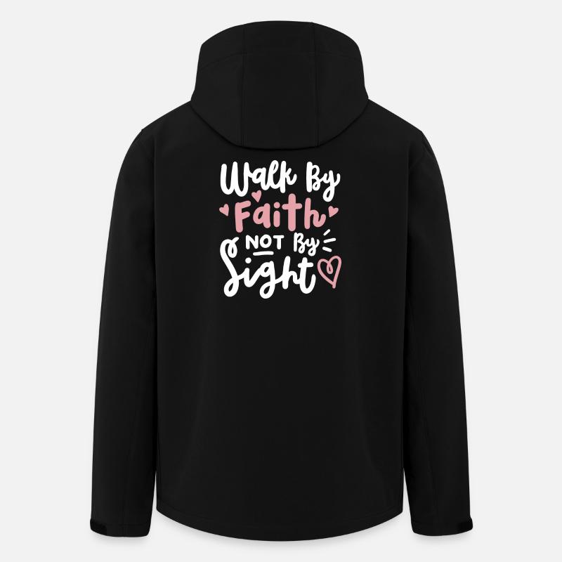 Christlicher Glaube Bibelvers - Recycelte Männer Softshell-Jacke von Stanley/Stella - Schwarz