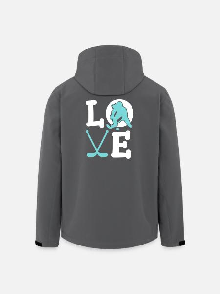 Eishockey Eishockeyspielerin - Recycelte Männer Softshell-Jacke von Stanley/Stella - Schwarz