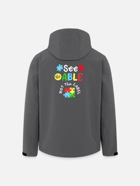 Autismus Bewusstsein SPED Lehrer - Recycelte Männer Softshell-Jacke von Stanley/Stella - Schwarz