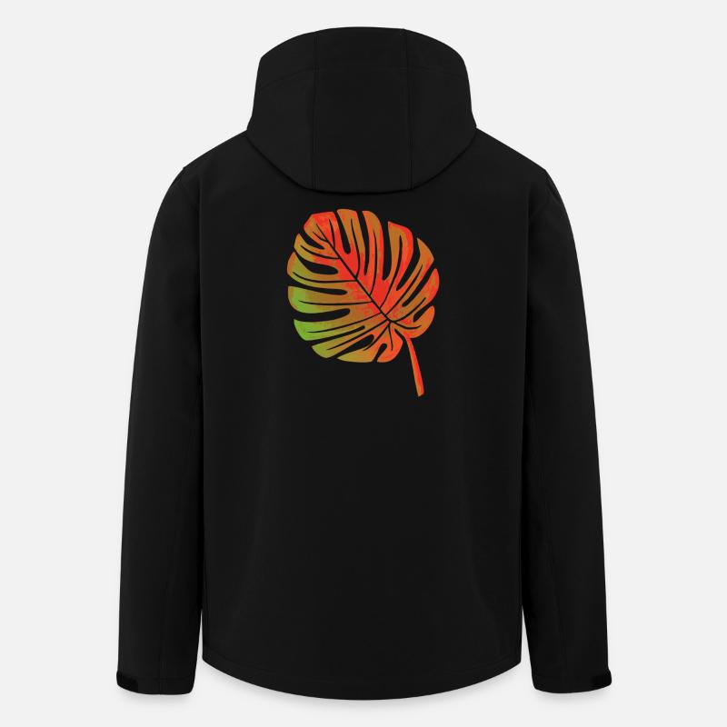 Feuille d’une plante - Veste softshell homme en polyester recyclé Stanley/Stella - noir