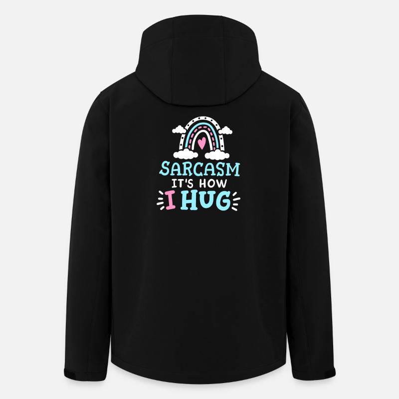 Sarkasmus Sarkastisch - Recycelte Männer Softshell-Jacke von Stanley/Stella - Schwarz