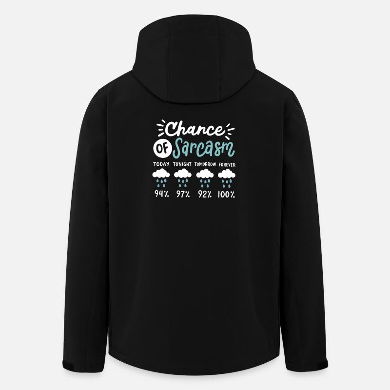 Sarkasmus sarkastischer Humor - Recycelte Männer Softshell-Jacke von Stanley/Stella - Schwarz