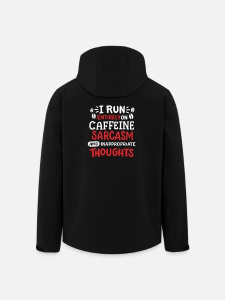 Sarkasmus sarkastischer Humor - Recycelte Männer Softshell-Jacke von Stanley/Stella - Schwarz