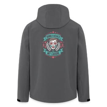 Soin du visage Cardio Motiv - Veste softshell homme en polyester recyclé Stanley/Stella - noir - Dos - AI Model Male 185 light (185cm)