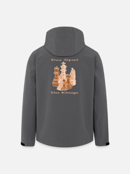Schach figuren - Recycelte Männer Softshell-Jacke von Stanley/Stella - Schwarz