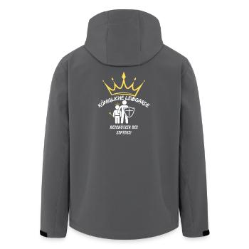 Enterrement de vie de garçon - Veste softshell homme en polyester recyclé Stanley/Stella - noir - Dos - AI Model Male 185 light (185cm)