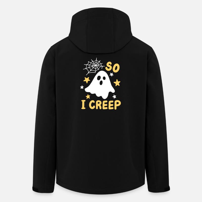Geist Halloweenkostüm - Recycelte Männer Softshell-Jacke von Stanley/Stella - Schwarz