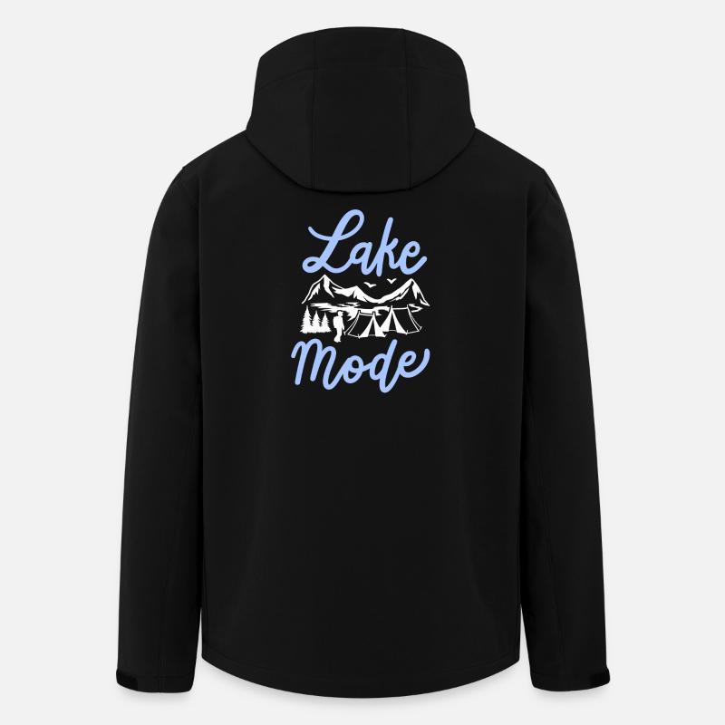 See Camping - Recycelte Männer Softshell-Jacke von Stanley/Stella - Schwarz