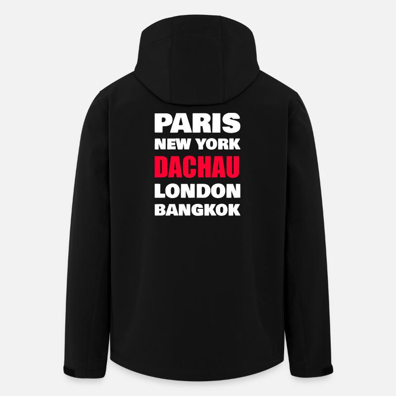 Dachau  - Recycelte Männer Softshell-Jacke von Stanley/Stella - Schwarz